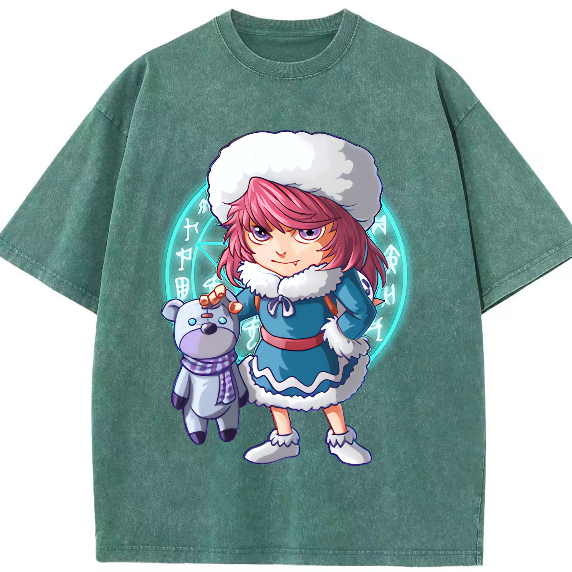 リーグ・オブ・レジェンド League of Legends LOL 綿100% ヴィンテージ風 半袖Tシャツ（フロントプリント）
